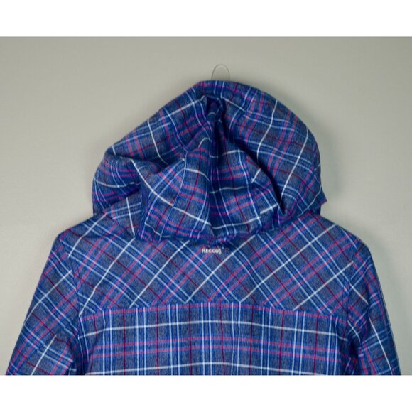 Nike Women's Bellevue Blue Plaid Snowboard Jacket Medium - Picture 9 of 9